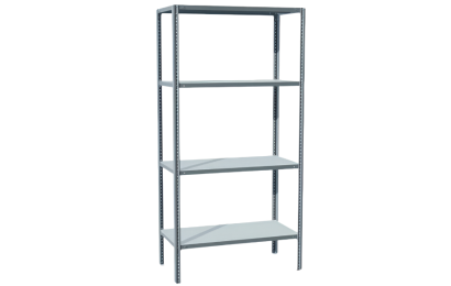 МС-1844 стеллаж с 4-мя полками 1000х400х1800 — фото 1